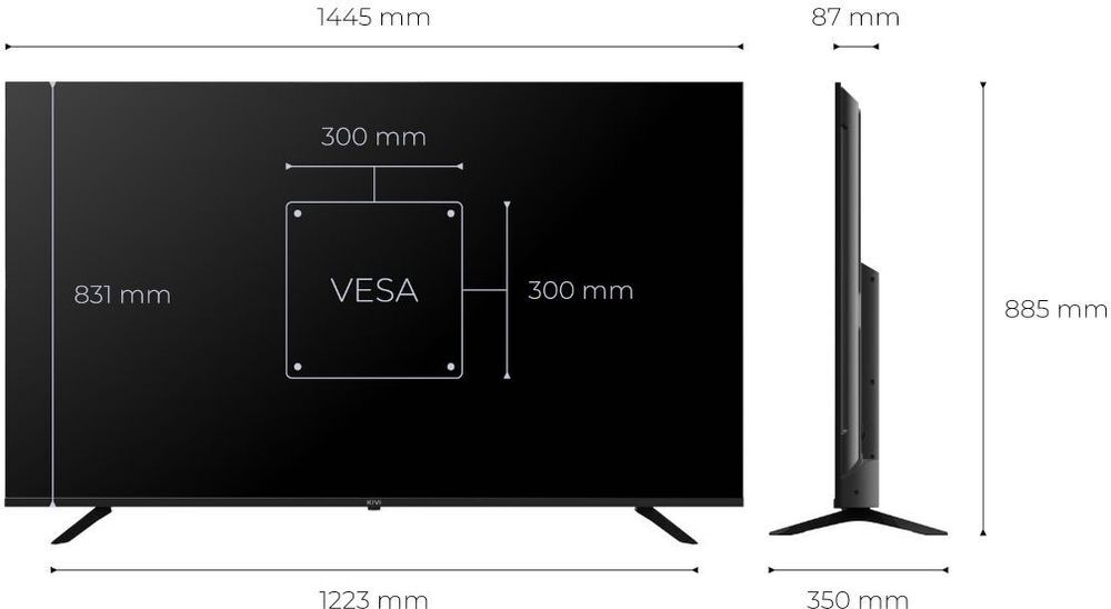 Телевизор Kivi QLED 65U820KB фото