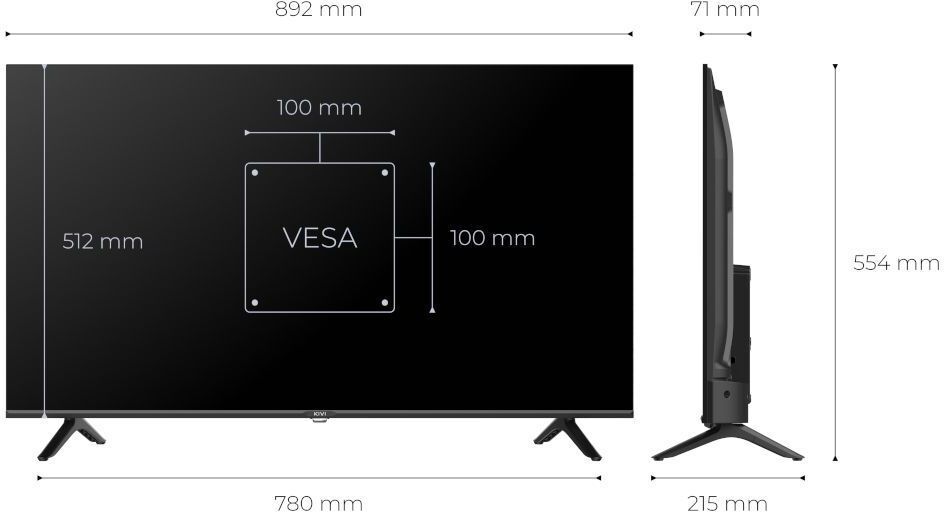 Телевизор Kivi QLED 40F9000HB фото10