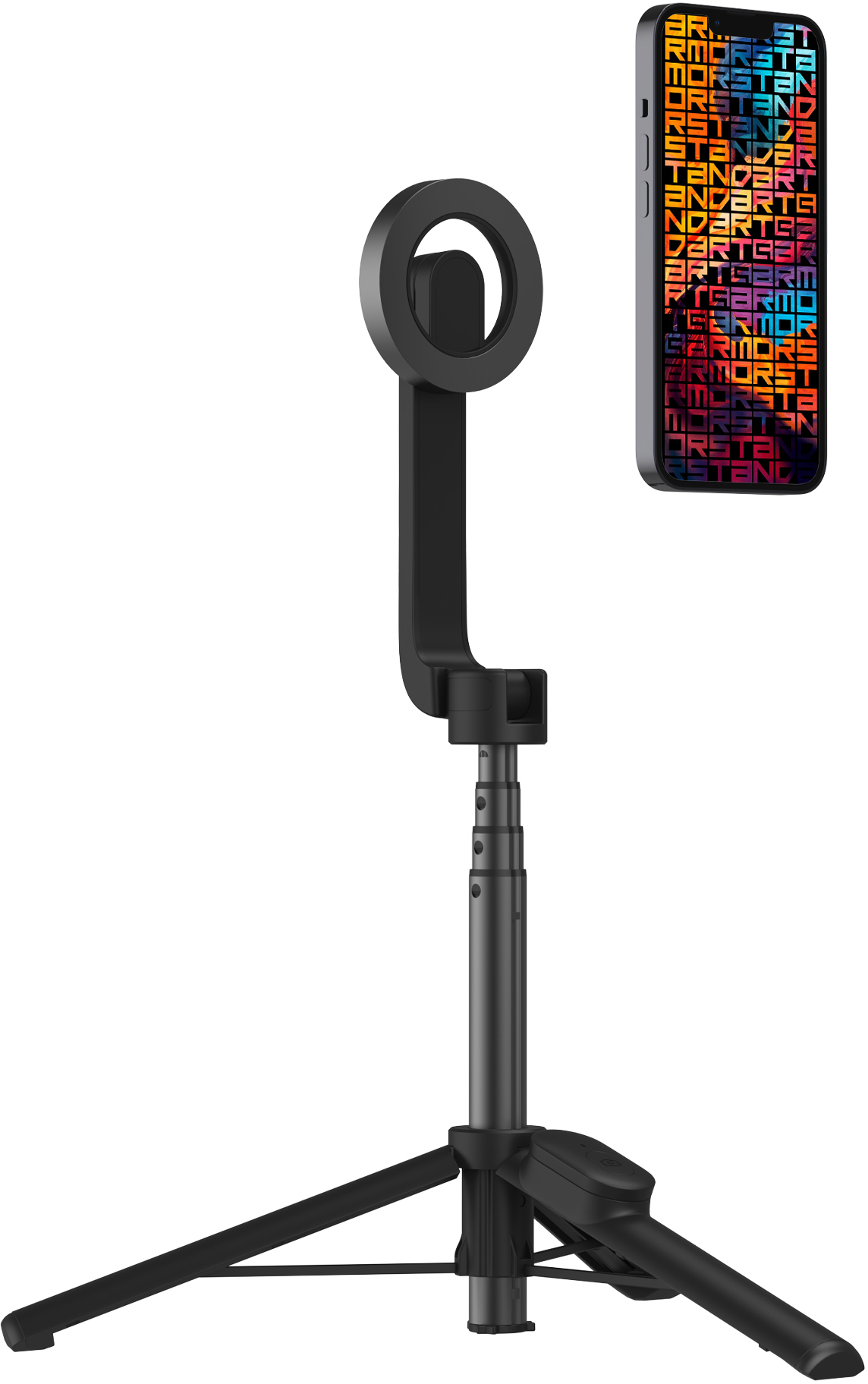 Трипод-монопод для селфі з Bluetooth ArmorStandart ASM13 MagSafe black (ARM79277) фото