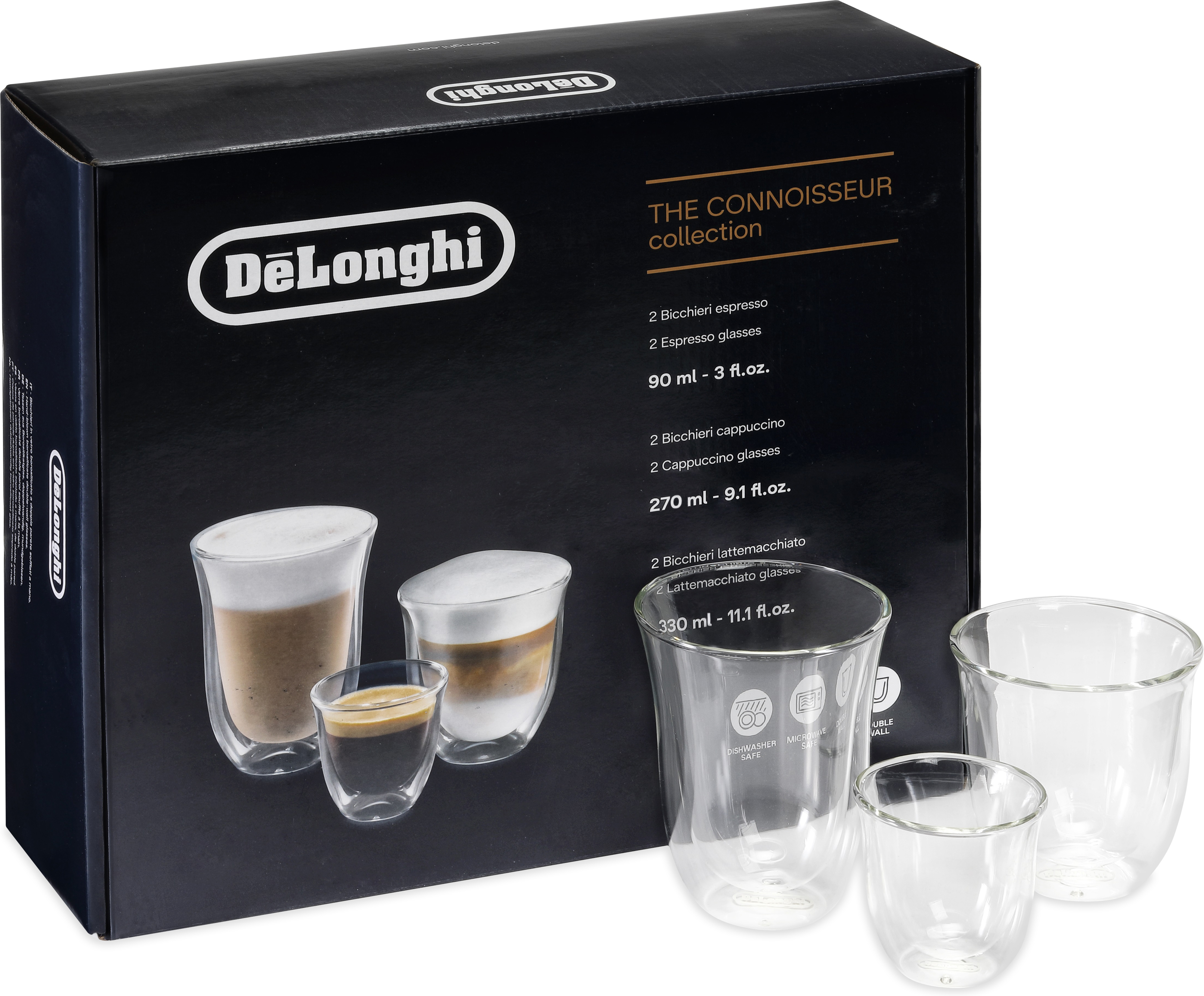 Набір склянок Delonghi, 6 шт (DLSC302MIX) фото2