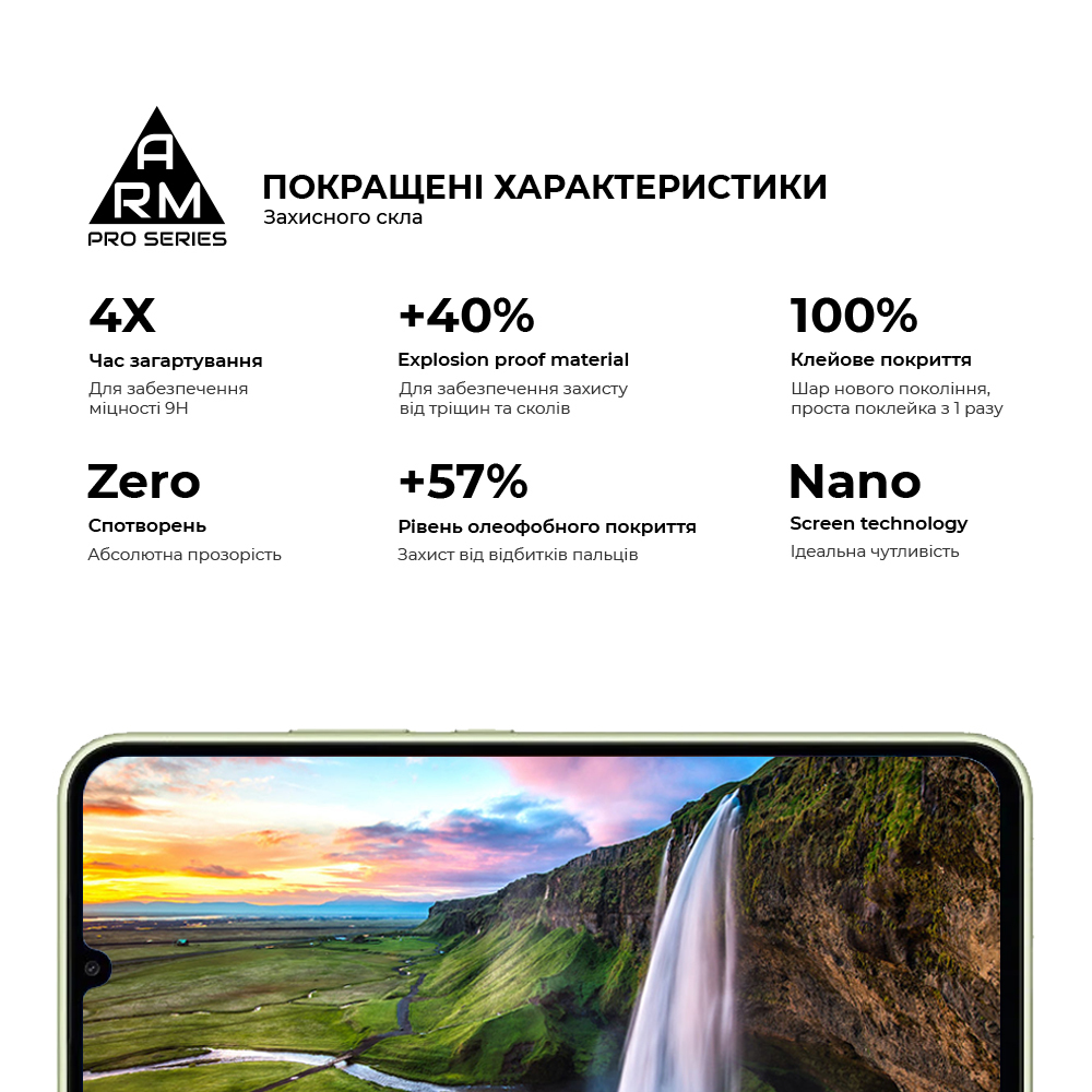 Защитное стекло ArmorStandart Pro для Samsung A34 5G (A346) (ARM66207) фото