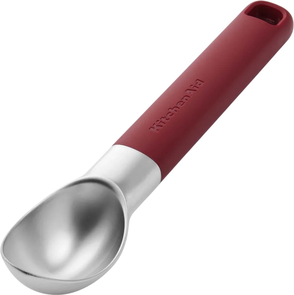 Ложка для мороженого KitchenAid Classic, 21,5 см, красный (KHA117OHEREG) фото