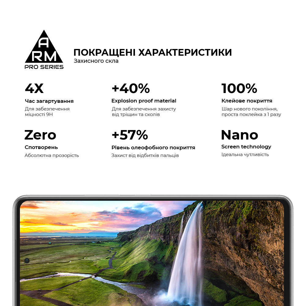 Защитное стекло ArmorStandart Pro для Samsung A53 5G (A536) (ARM60939) фото