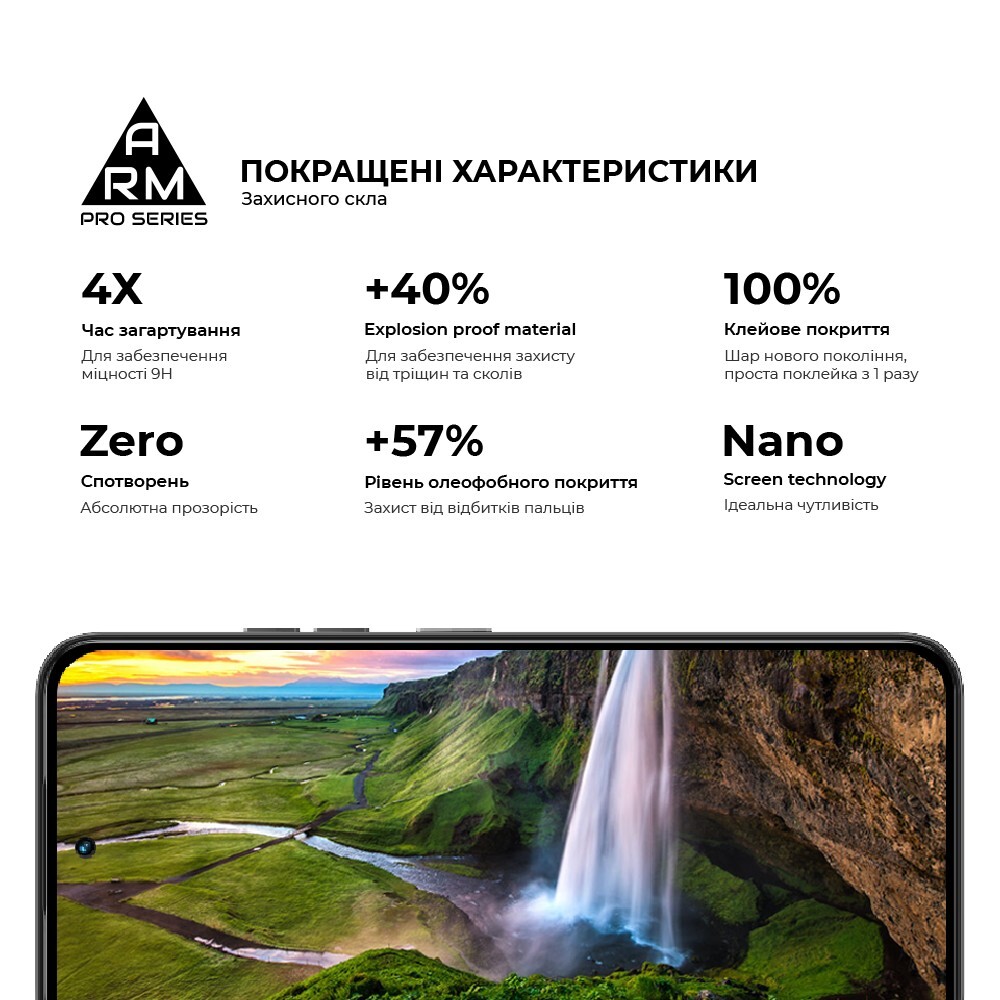 Защитное стекло ArmorStandart Pro для Tecno Spark 30C 4G (kl5) (ARM81169) фото