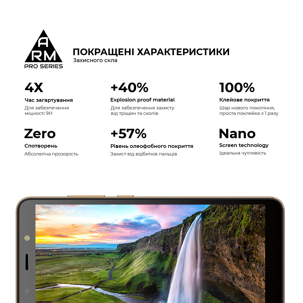 Защитное стекло ArmorStandart Pro для Tecno POP 3 (ARM61777) фото