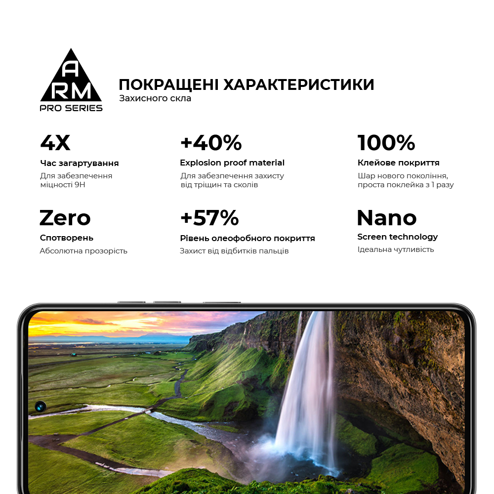 Защитное стекло ArmorStandart Pro для Tecno Spark 30 4G (KL6) (ARM81384) фото