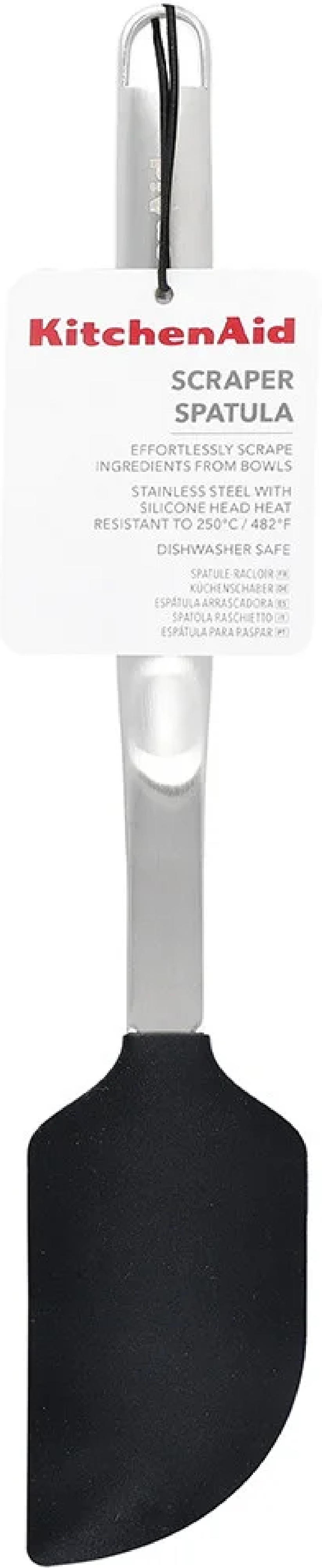 Лопатка для тіста KitchenAid Premium, 31,4 см, чорний (KMG031OHOB) фото4