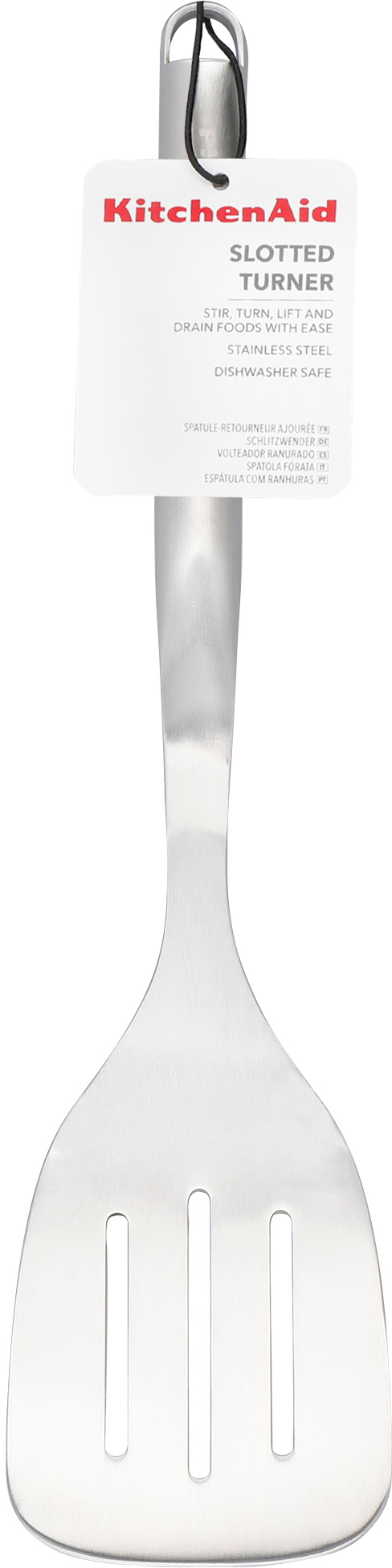 Лопатка кухонна з прорізами KitchenAid Premium, 34,6 см (KMG002OHSS) фото3