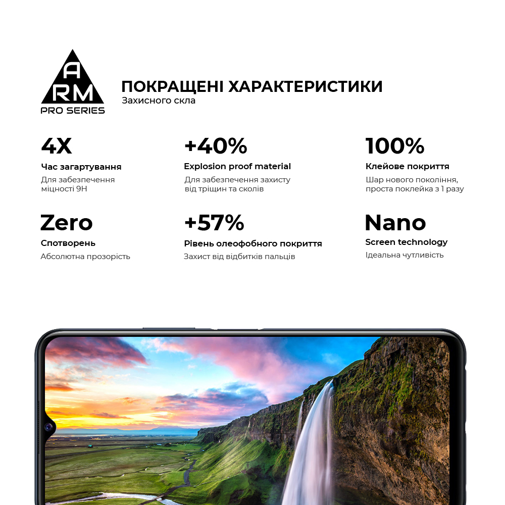 Защитное стекло ArmorStandart Pro для Vivo Y52s (ARM58165) фото