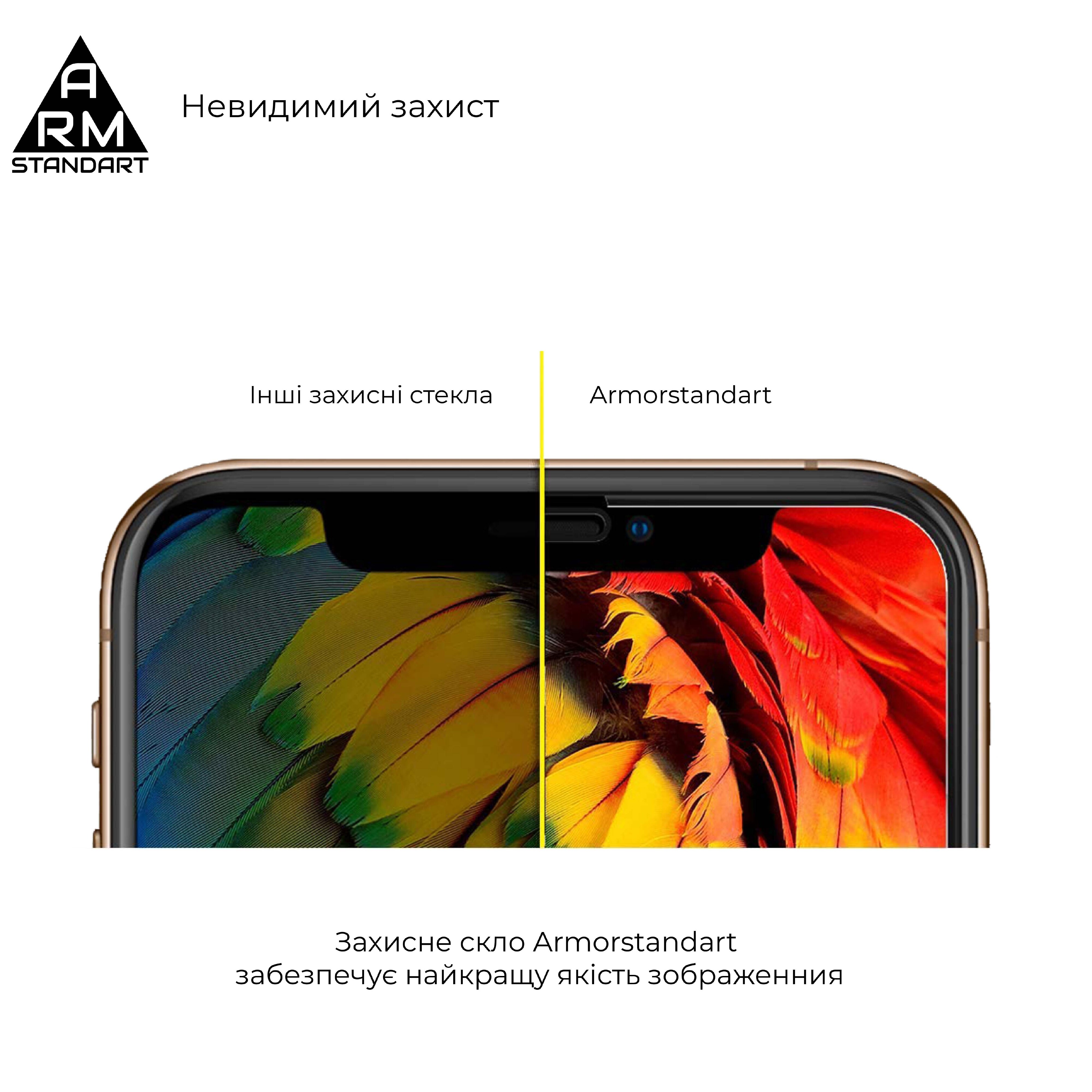 Защитное стекло ArmorStandart Full Glue для ZTE Axon 20 Black (ARM58222) фото
