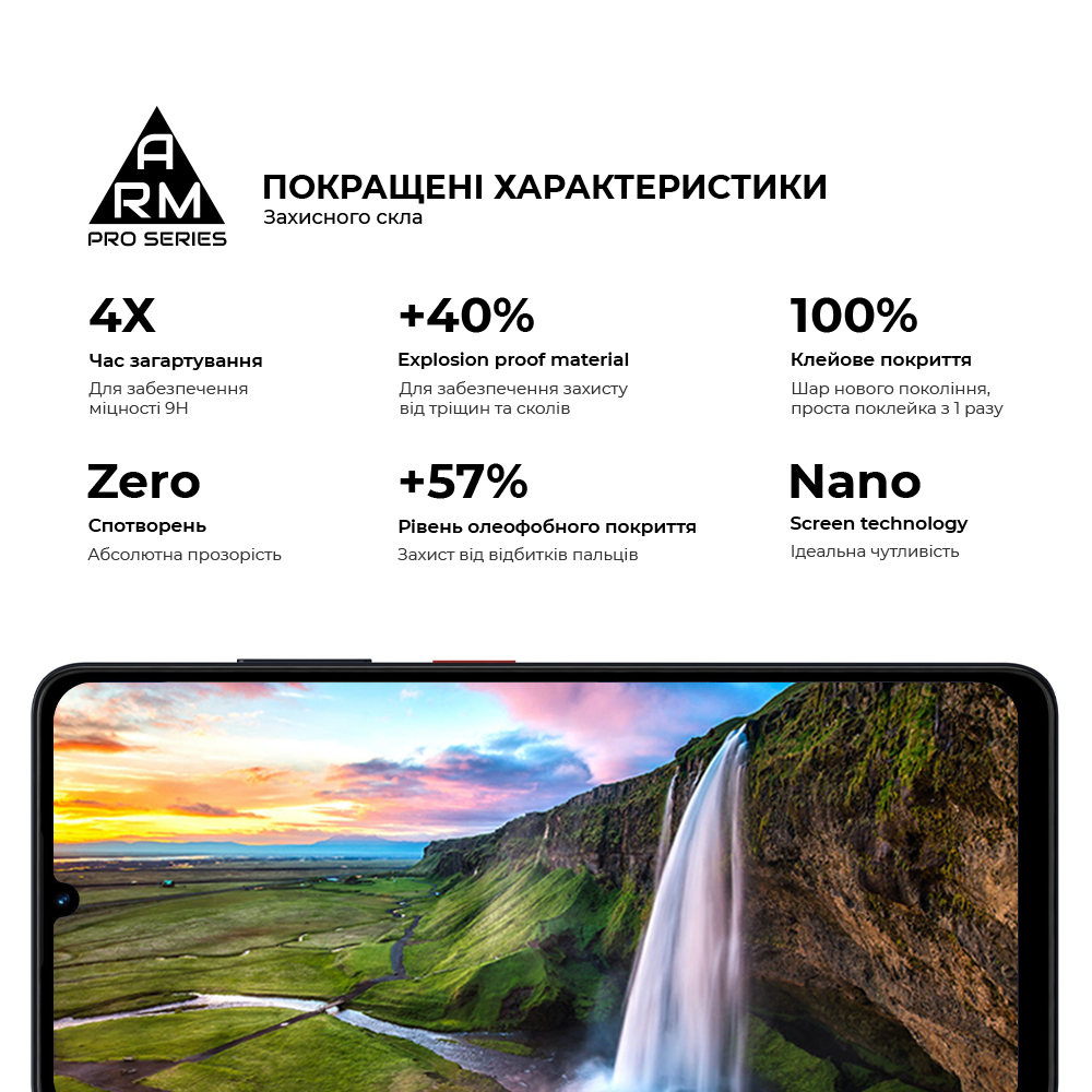Защитное стекло ArmorStandart Pro для ZTE Blade A36 4G (ARM88874) фото