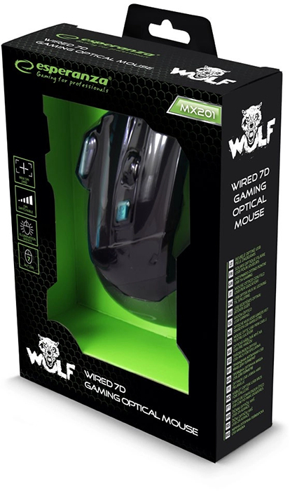 Игровая мышь ESPERANZA MX201 Wolf Blue (EGM201B) фото4