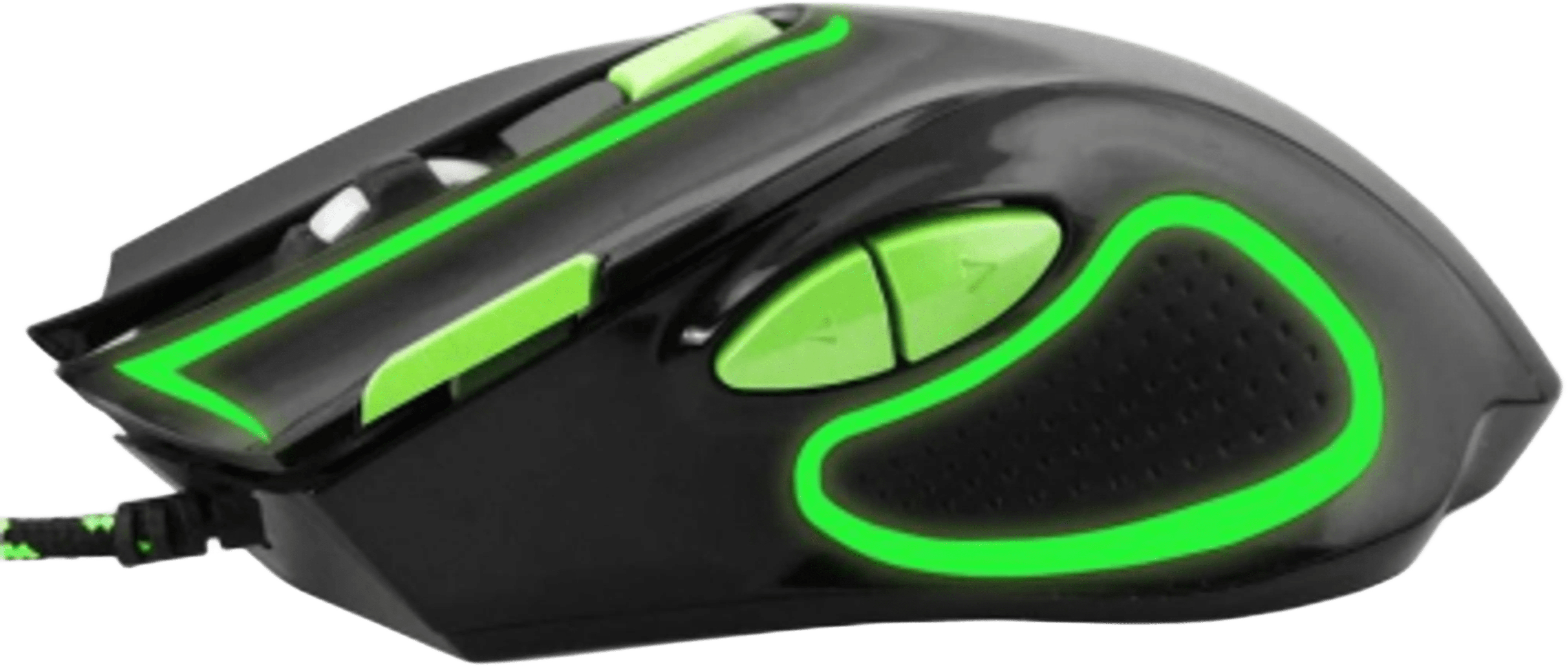 Игровая мышь ESPERANZA MX401 Hawk Black-Green (EGM401KG) фото3