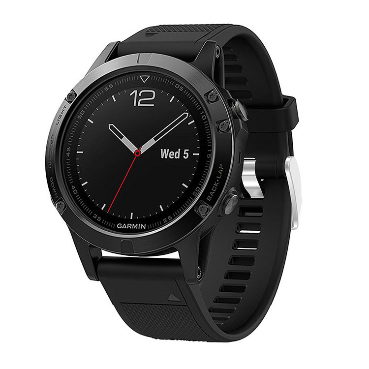 Ремешок ArmorStandart Silicone Line для Garmin 22mm Black (ARM88486) фото
