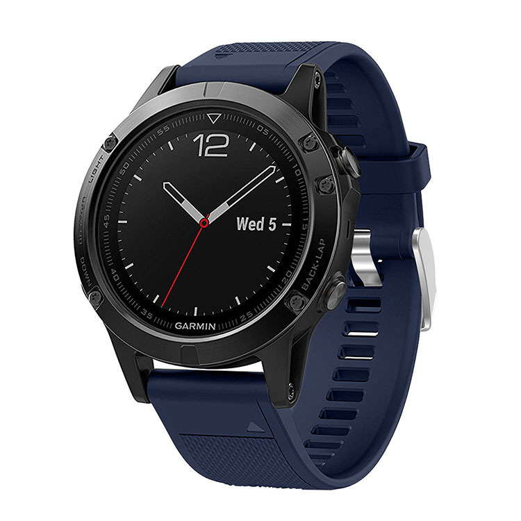 Ремешок ArmorStandart Silicone Line для Garmin 22mm Dark Blue (ARM88487) фото3