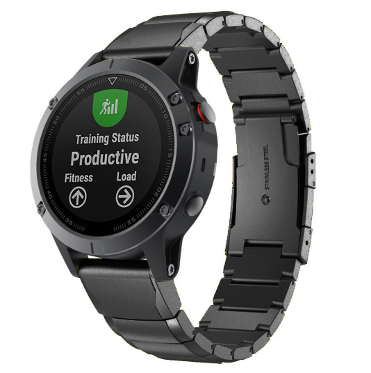 Ремешок ArmorStandart Metal для Garmin 22 mm Black (ARM85711) фото