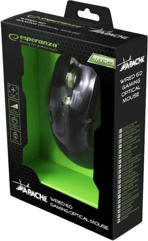 Игровая мышь ESPERANZA MX403 Apache Green (EGM403G) фото5