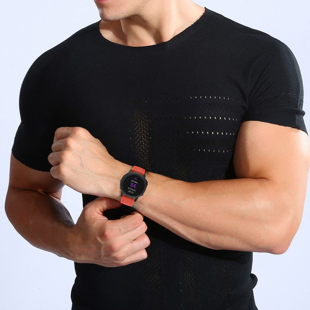 Ремешок ArmorStandart Silicone для Garmin 20mm Coral Red (ARM87730) фото