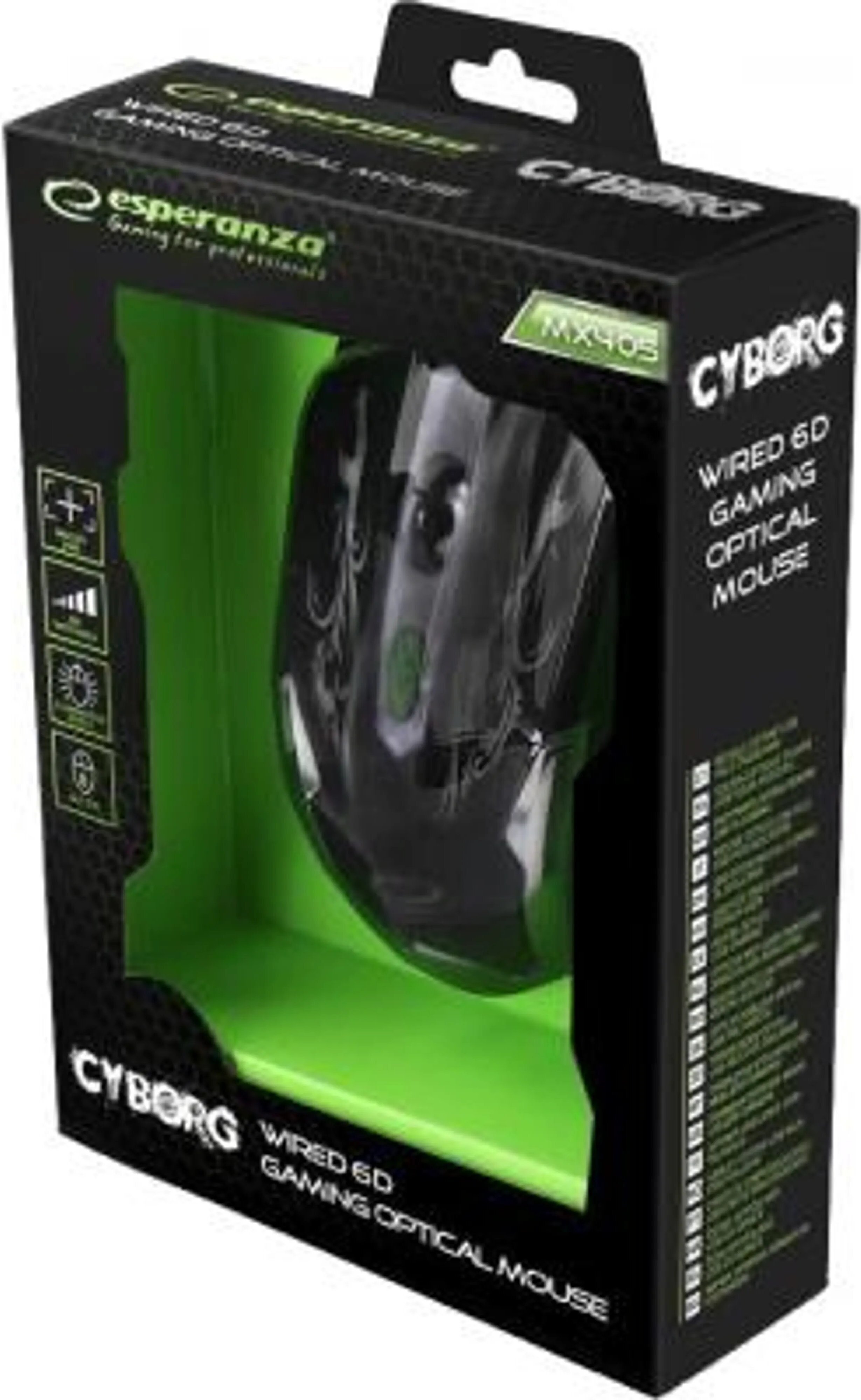 Игровая мышь ESPERANZA MX405 Cyborg (EGM405) фото5
