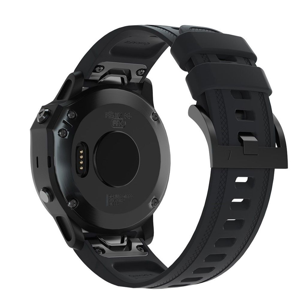 Ремешок ArmorStandart Silicone для Garmin 20mm Black (ARM60799) фото2