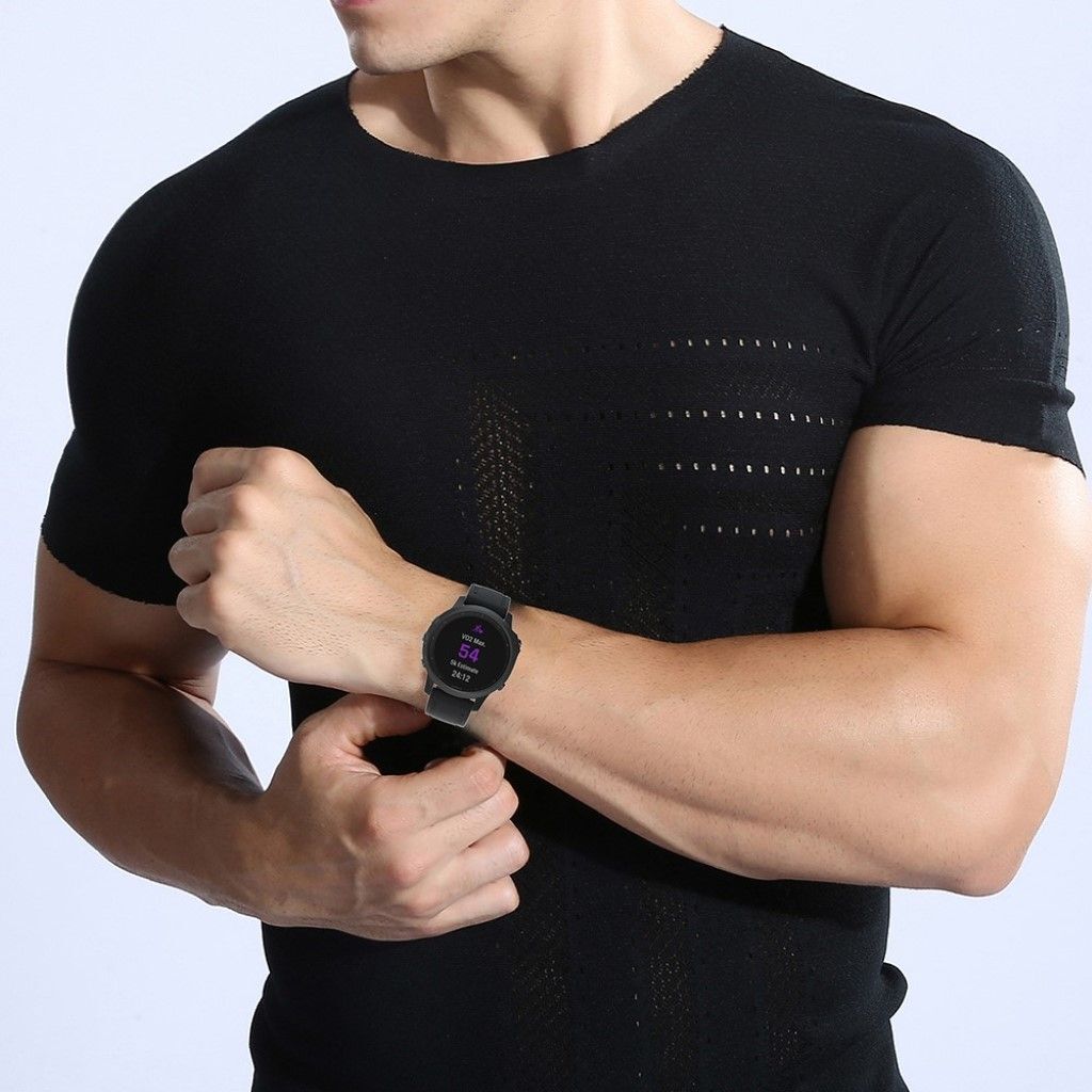 Ремешок ArmorStandart Silicone для Garmin 20mm Black (ARM60799) фото4