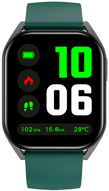 Смарт-часы Canyon Chatter SW-58 BT-CALL Black Green (CNS-SW58BG) фото2