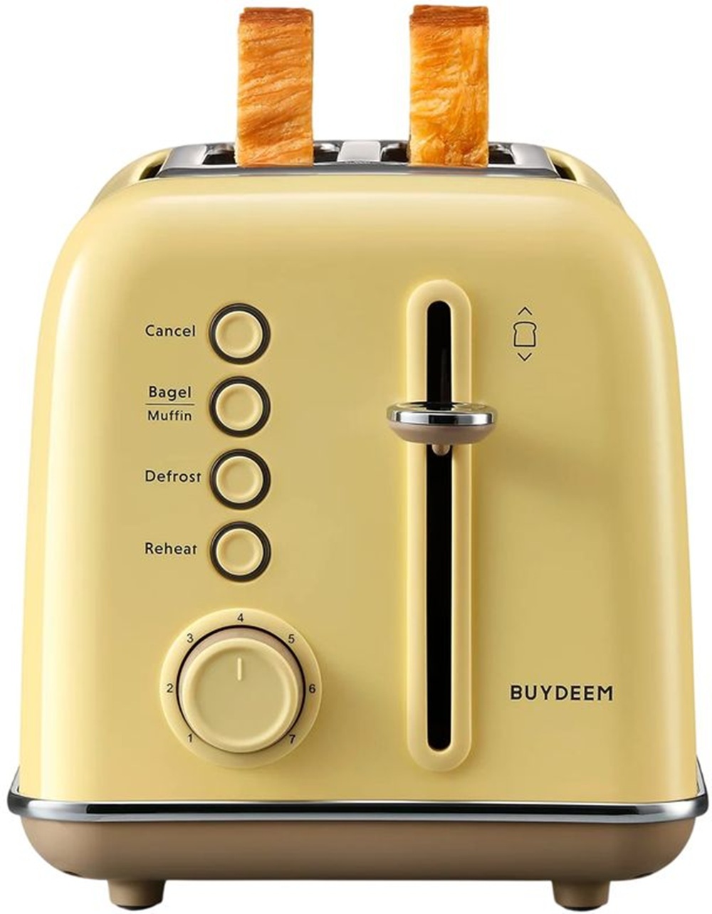 Тостер BUYDEEM DT620E Mellow Yellow (DT620E-MY/EU) фото2