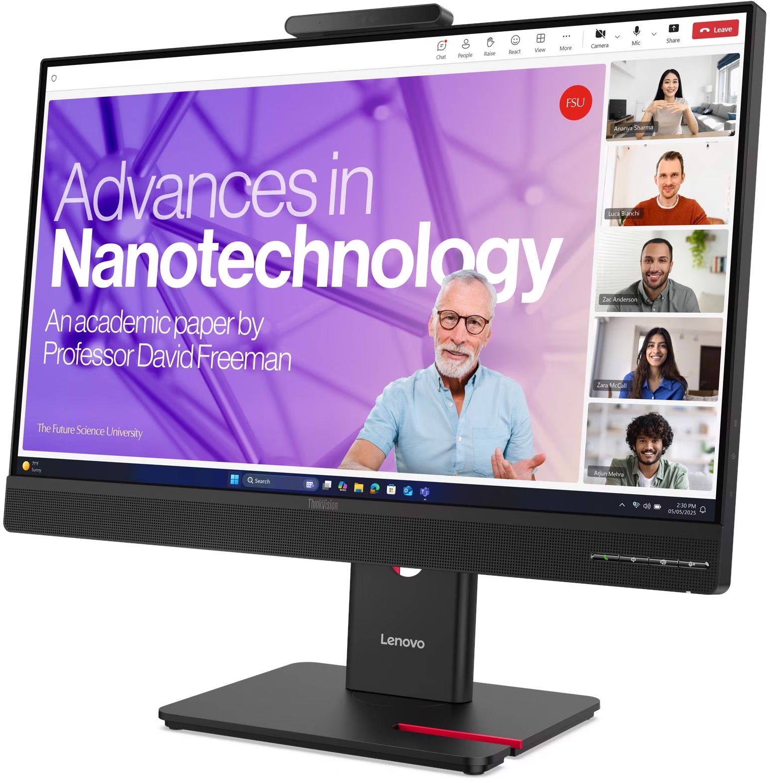 Монітор 23.8" LENOVO ThinkVision T24-4v (64B6MAT1UA) фото3