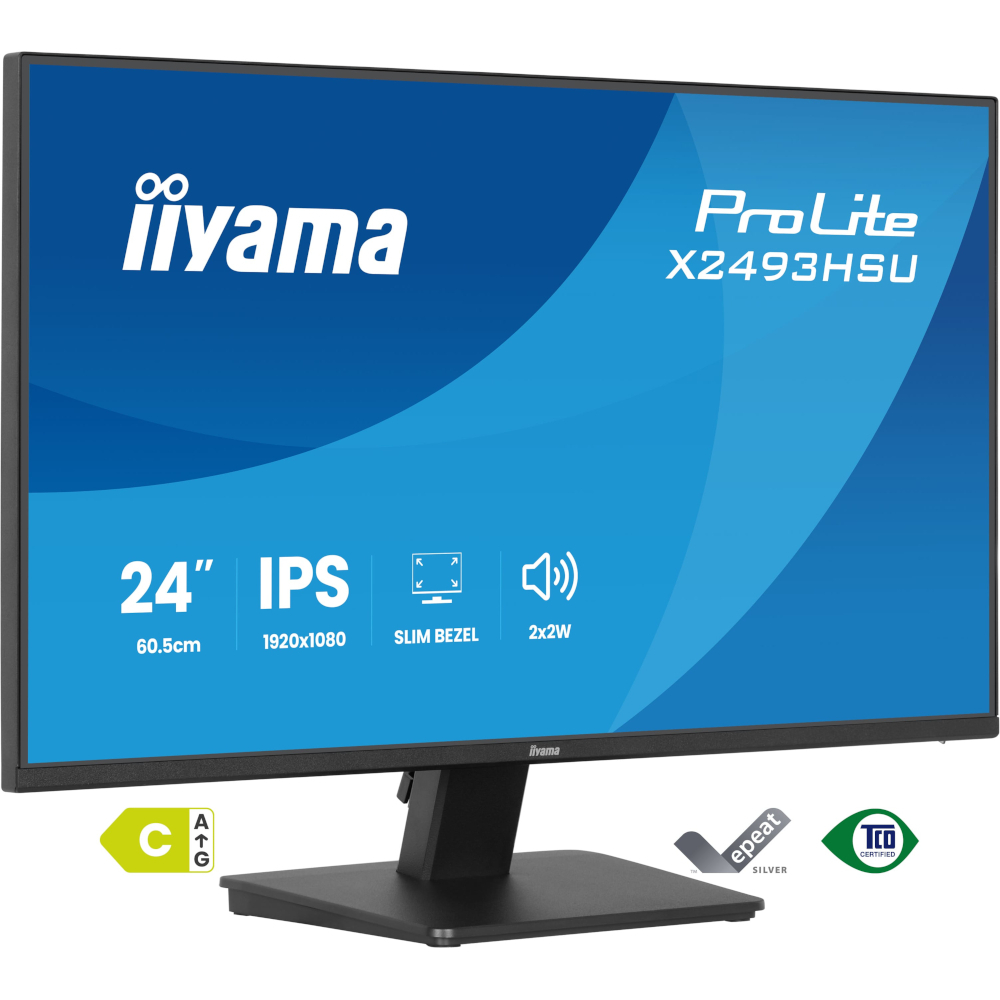 Монітор 23.8" IIYAMA ProLite X2493HSU-B1 (X2493HSU-B1) фото