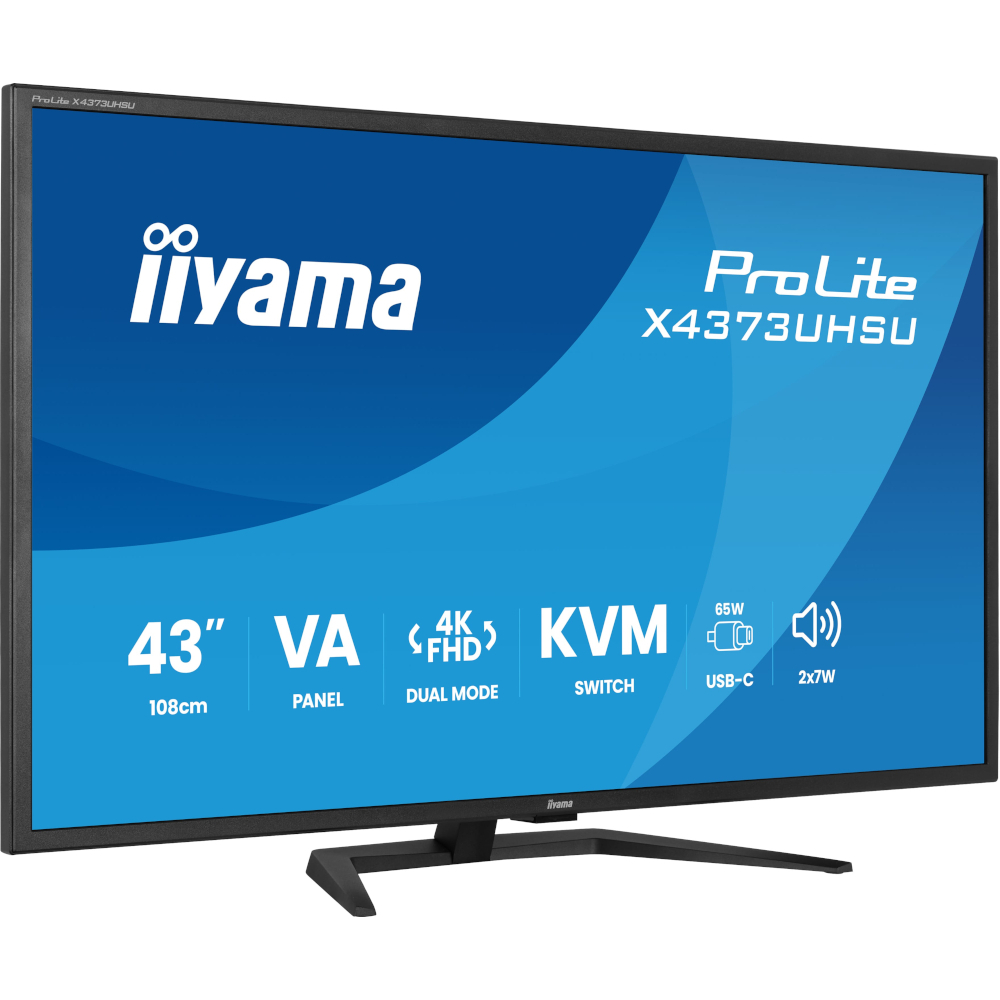 Монітор 42.5" IIYAMA ProLite X4373UHSU-B2 (X4373UHSU-B2) фото