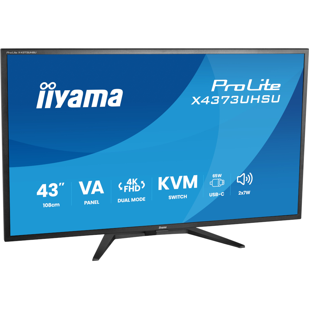 Монітор 42.5" IIYAMA ProLite X4373UHSU-B2 (X4373UHSU-B2) фото