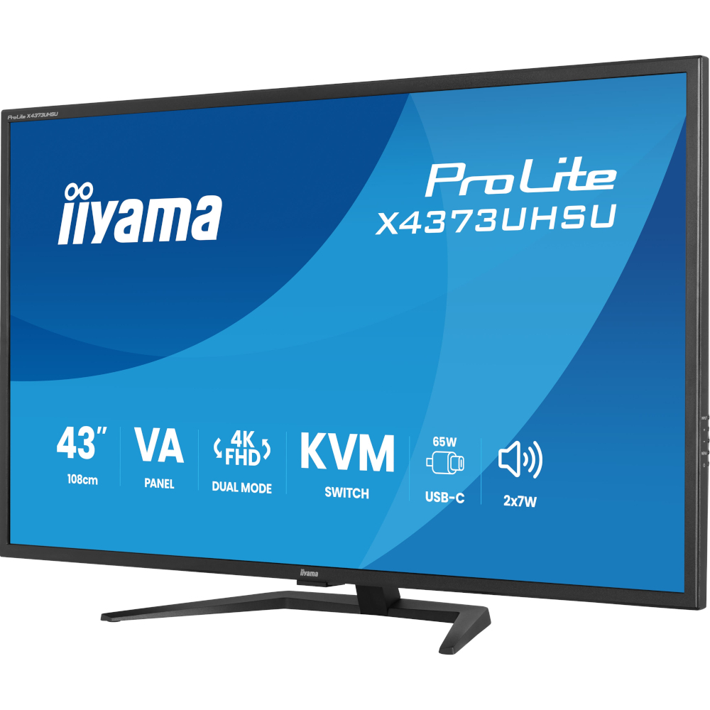 Монітор 42.5" IIYAMA ProLite X4373UHSU-B2 (X4373UHSU-B2) фото