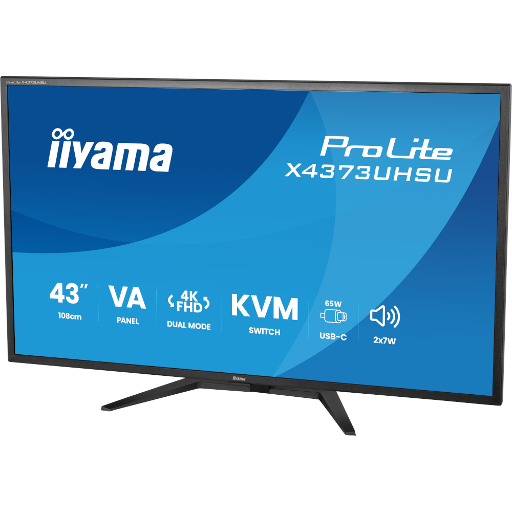 Монітор 42.5" IIYAMA ProLite X4373UHSU-B2 (X4373UHSU-B2) фото