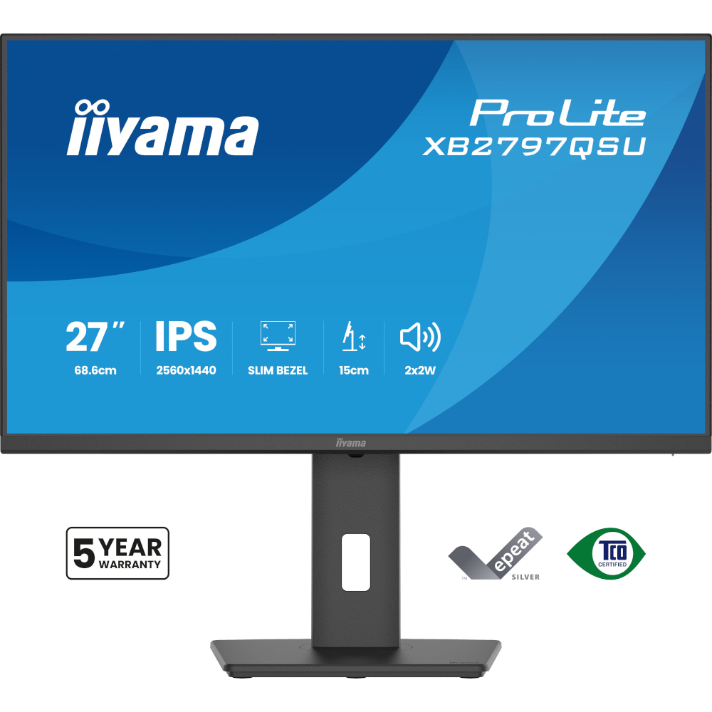 Монітор 27" IIYAMA ProLite XB2797QSU-B1 (XB2797QSU-B1) фото