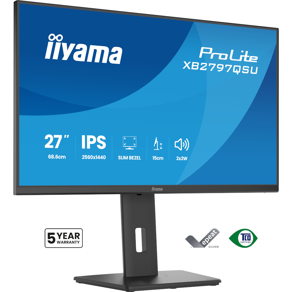 Монітор 27" IIYAMA ProLite XB2797QSU-B1 (XB2797QSU-B1) фото