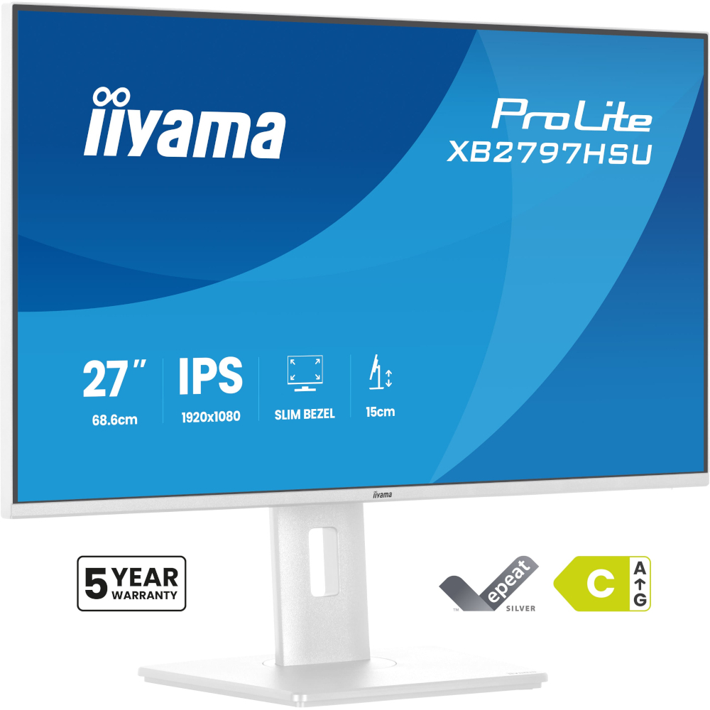 Монітор 27" IIYAMA ProLite XB2797HSU-W1 (XB2797HSU-W1) фото