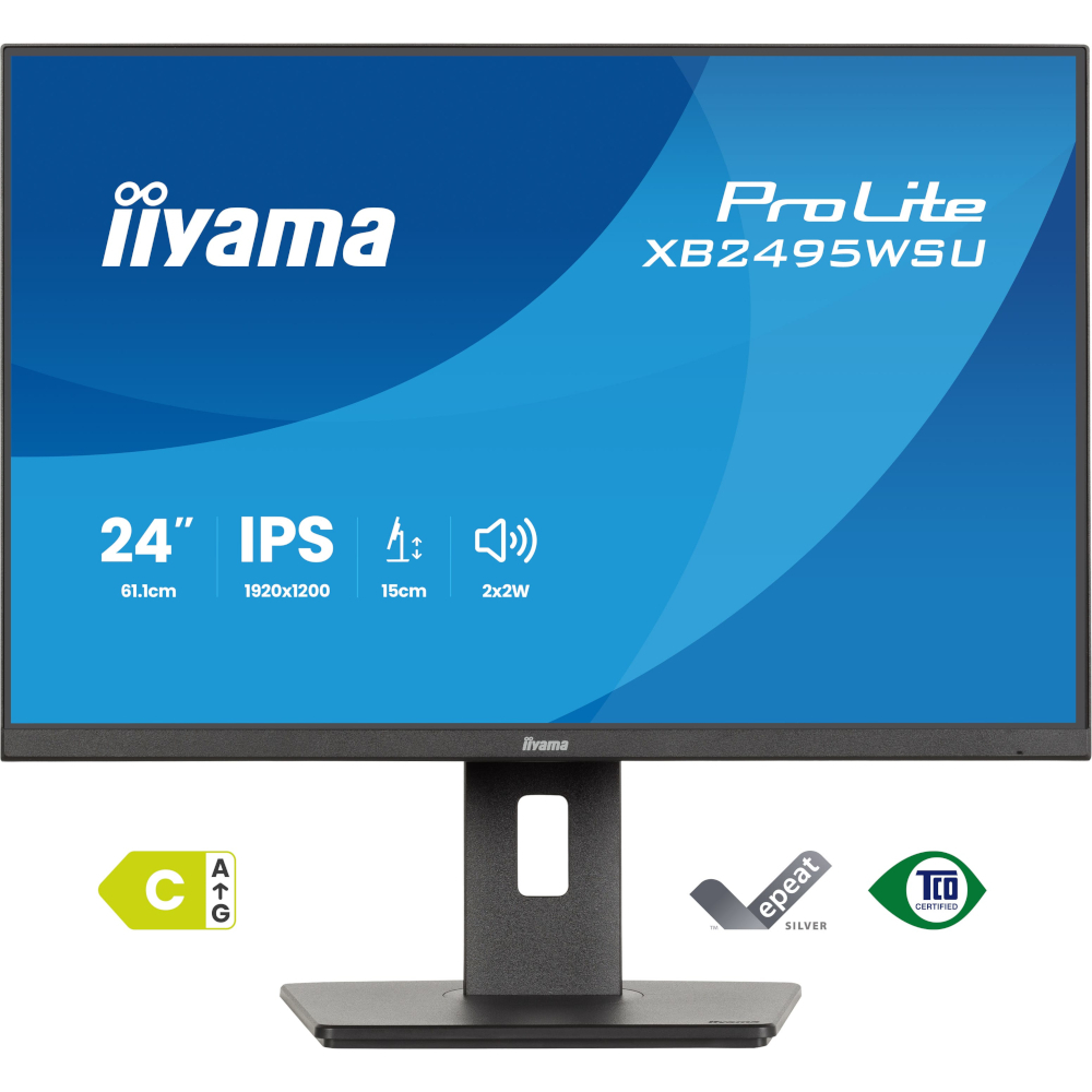 Монітор 23.8" IIYAMA ProLite XB2495WSU-B1 (XB2495WSU-B1) фото