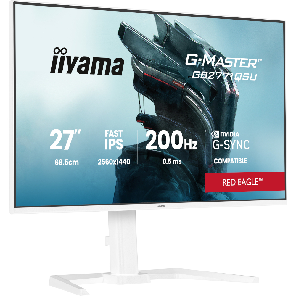 Монітор 27" IIYAMA G-Master GB2771QSU-W1 (GB2771QSU-W1) фото3