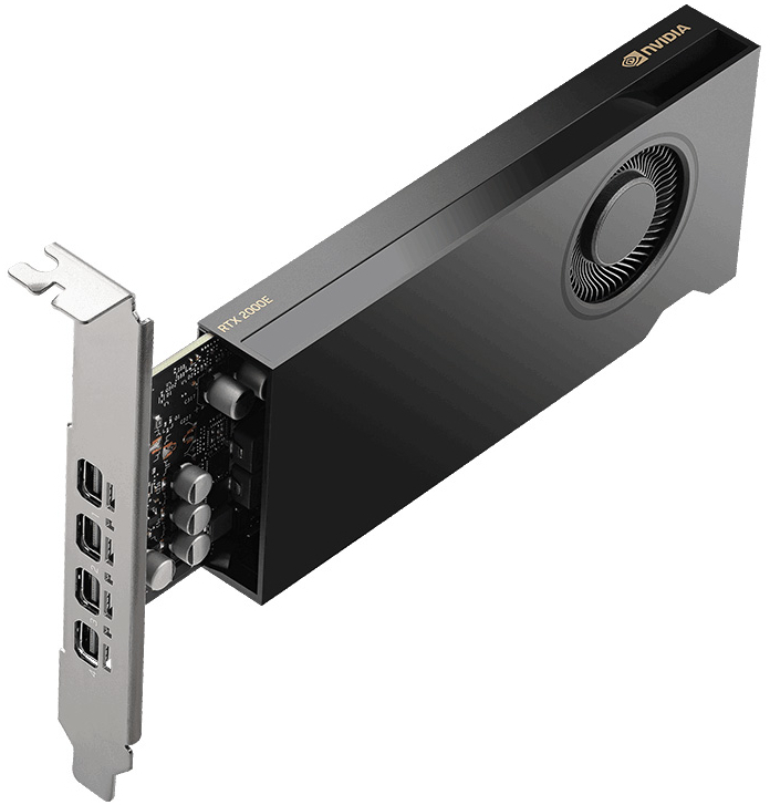 Видеокарта PNY NVIDIA RTX 2000E Ada 16GB Low Profile (VCNRTX2000EADA-SB) фото