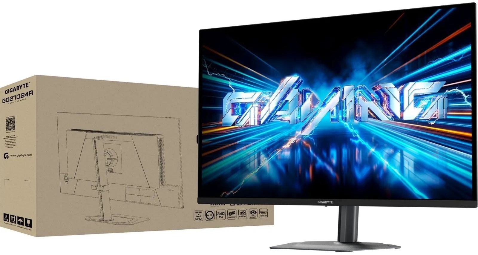 Монитор 27" GIGABYTE GO27Q24A EK Gaming Monitor фото3