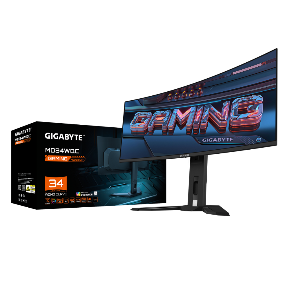 Монитор 34" GIGABYTE MO34WQC Gaming Monitor фото