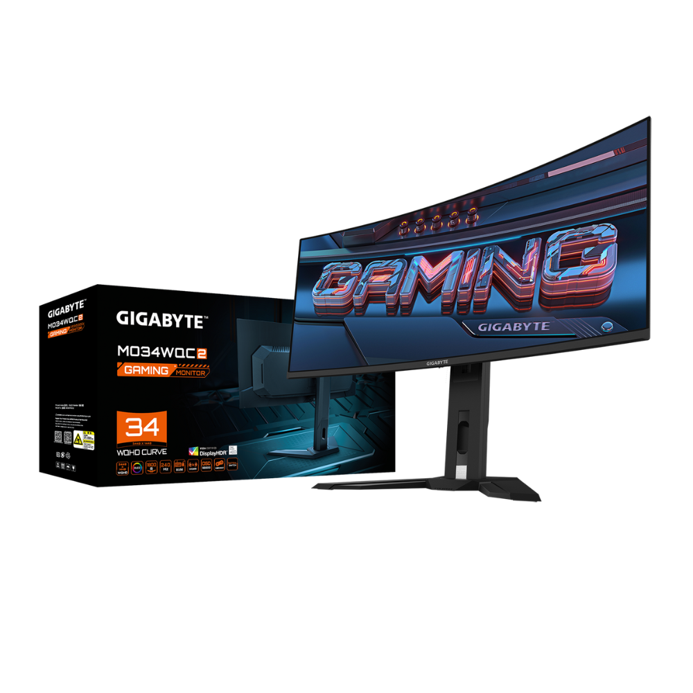 Монитор 34" GIGABYTE MO34WQC2 Gaming Monitor фото