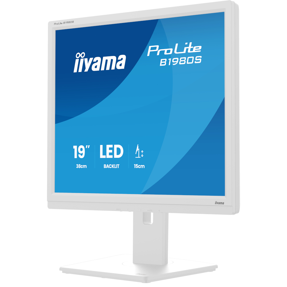 Монітор 19" IIYAMA ProLite B1980S-W1 (B1980S-W1) фото3