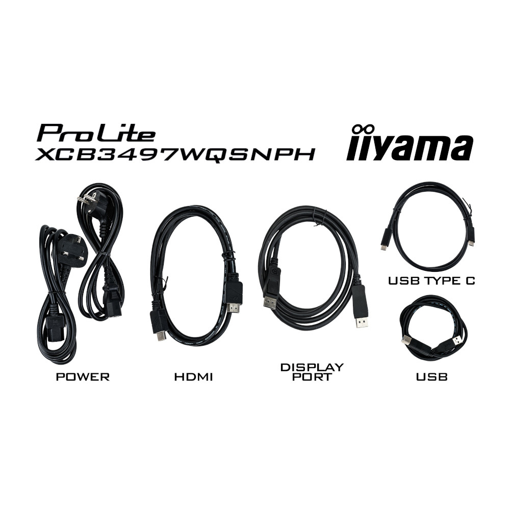 Монітор 34" IIYAMA ProLite XCB3497WQSNPH-B1 (XCB3497WQSNPH-B1) фото