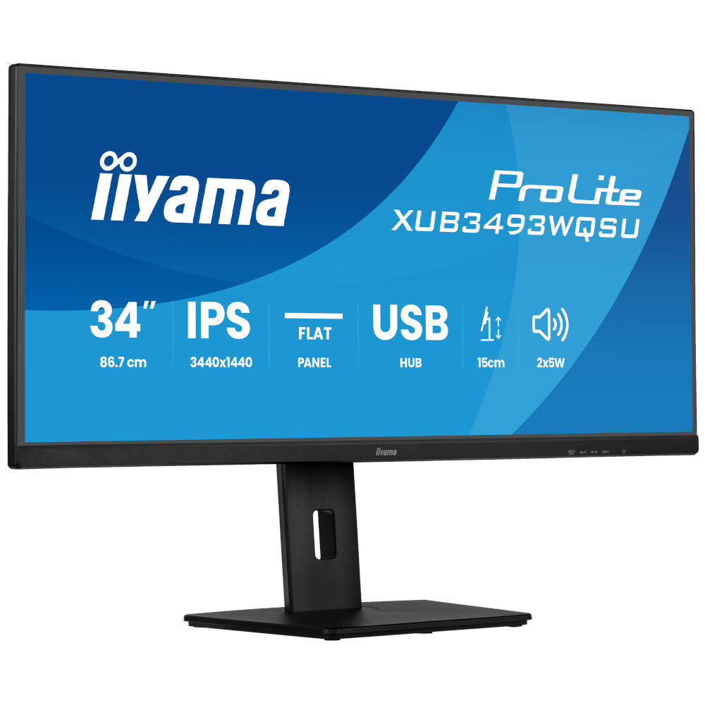 Монітор 34" IIYAMA ProLite XUB3493WQSU-B6 (XUB3493WQSU-B6) фото2