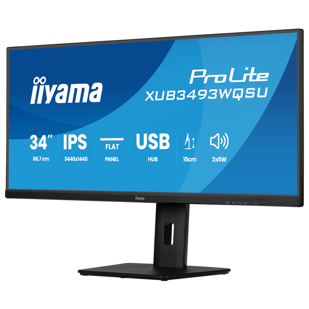 Монітор 34" IIYAMA ProLite XUB3493WQSU-B6 (XUB3493WQSU-B6) фото3
