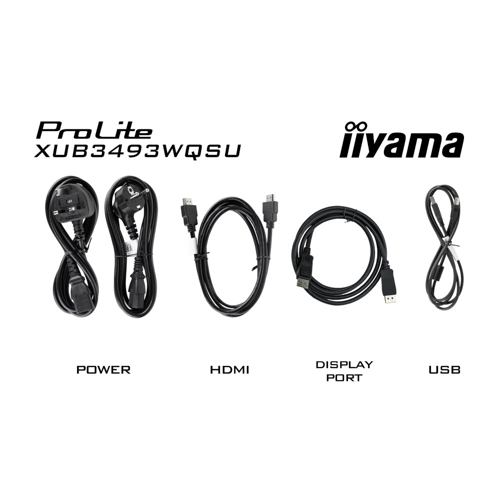 Монітор 34" IIYAMA ProLite XUB3493WQSU-B6 (XUB3493WQSU-B6) фото13