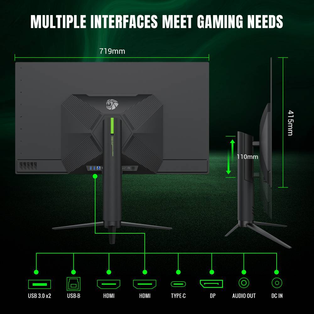 Монитор 31.5" GAMEMAX AORUS GMX32UCDM (GMX32UCDM) фото7