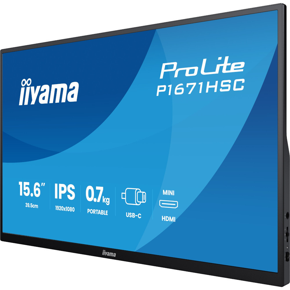 Монітор 15.6" IIYAMA ProLite P1671HSC-B1 (P1671HSC-B1) фото