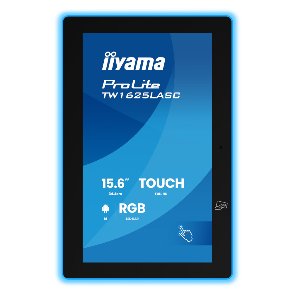Монитор сенсорный 15.6" IIYAMA ProLite TW1625LASC-B3PNR (TW1625LASC-B3PNR) фото